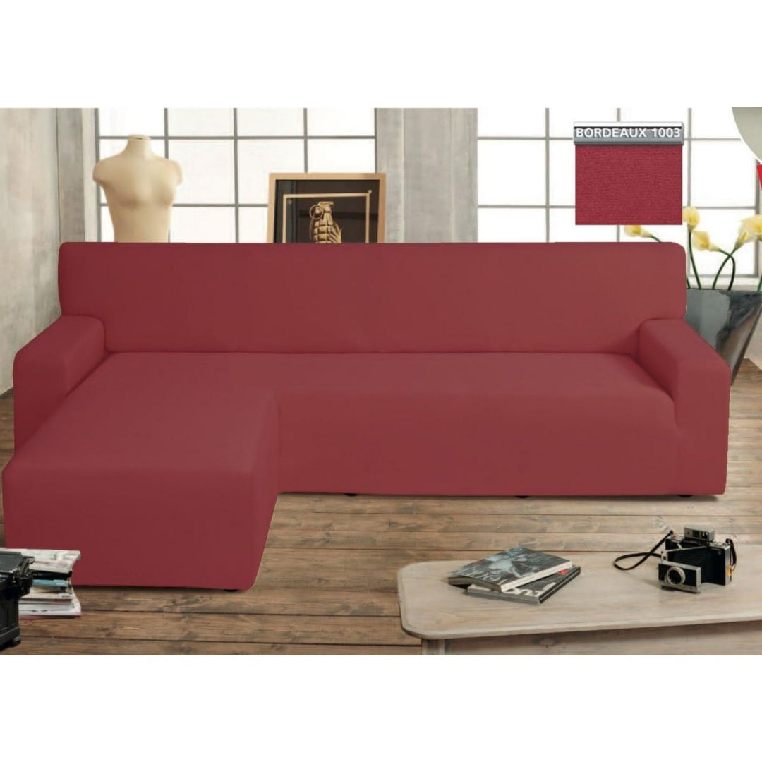 Seduta imbottita BIANCHERIAWEB Copridivano Genius Penisola Chaise Longue Modello Swing nero