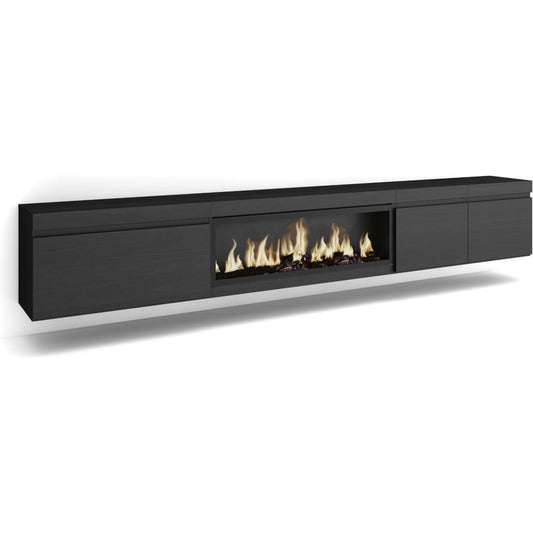 Mobile TV con illuminazione LED nero