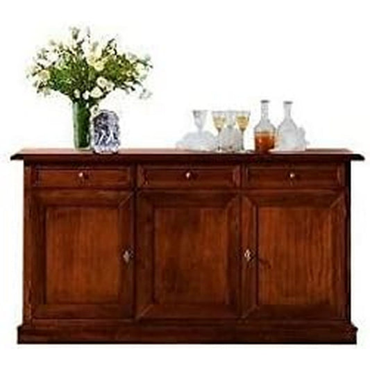 Credenza da soggiorno Mobile CREDENZA Ante Arte POVERA nero
