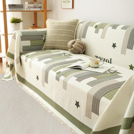 Divano confortevole naturale con ante rivestimento in tessuto