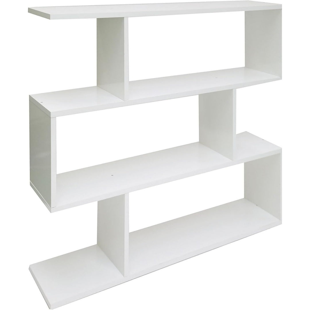 Libreria da soggiorno bianco