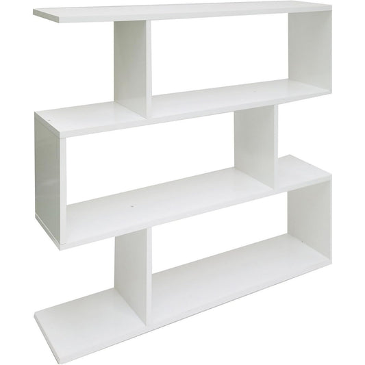 Libreria da soggiorno bianco