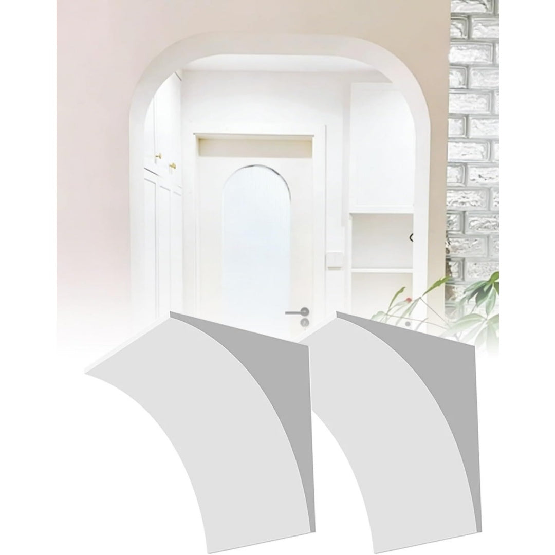 Arredo per soggiorno Arco angolare Pezzi Cornice semicircolare nero