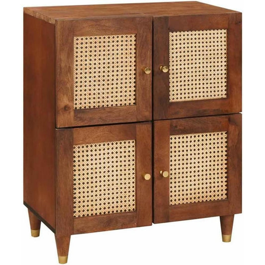Credenza da soggiorno in legno massello marrone
