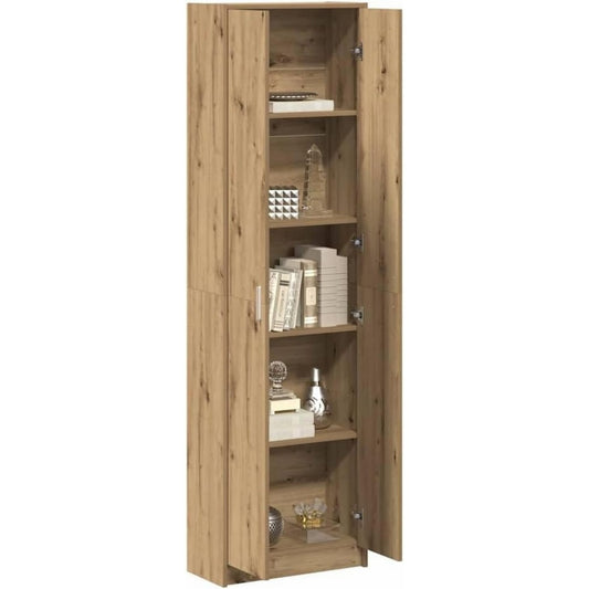 Arredo per soggiorno struttura in metallo rivestimento in tessuto rovere