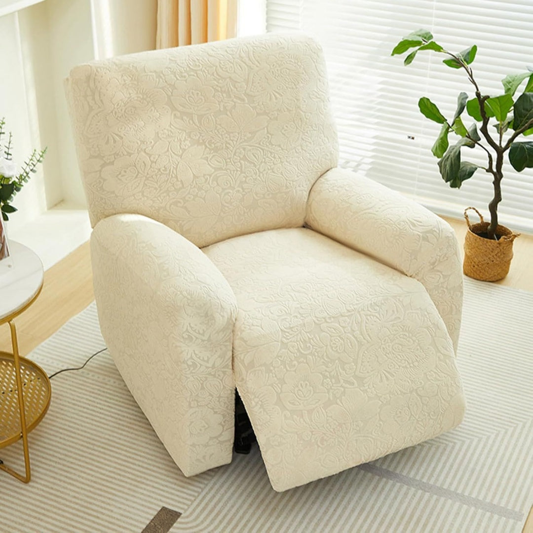 Divano confortevole con ante reclinabile beige
